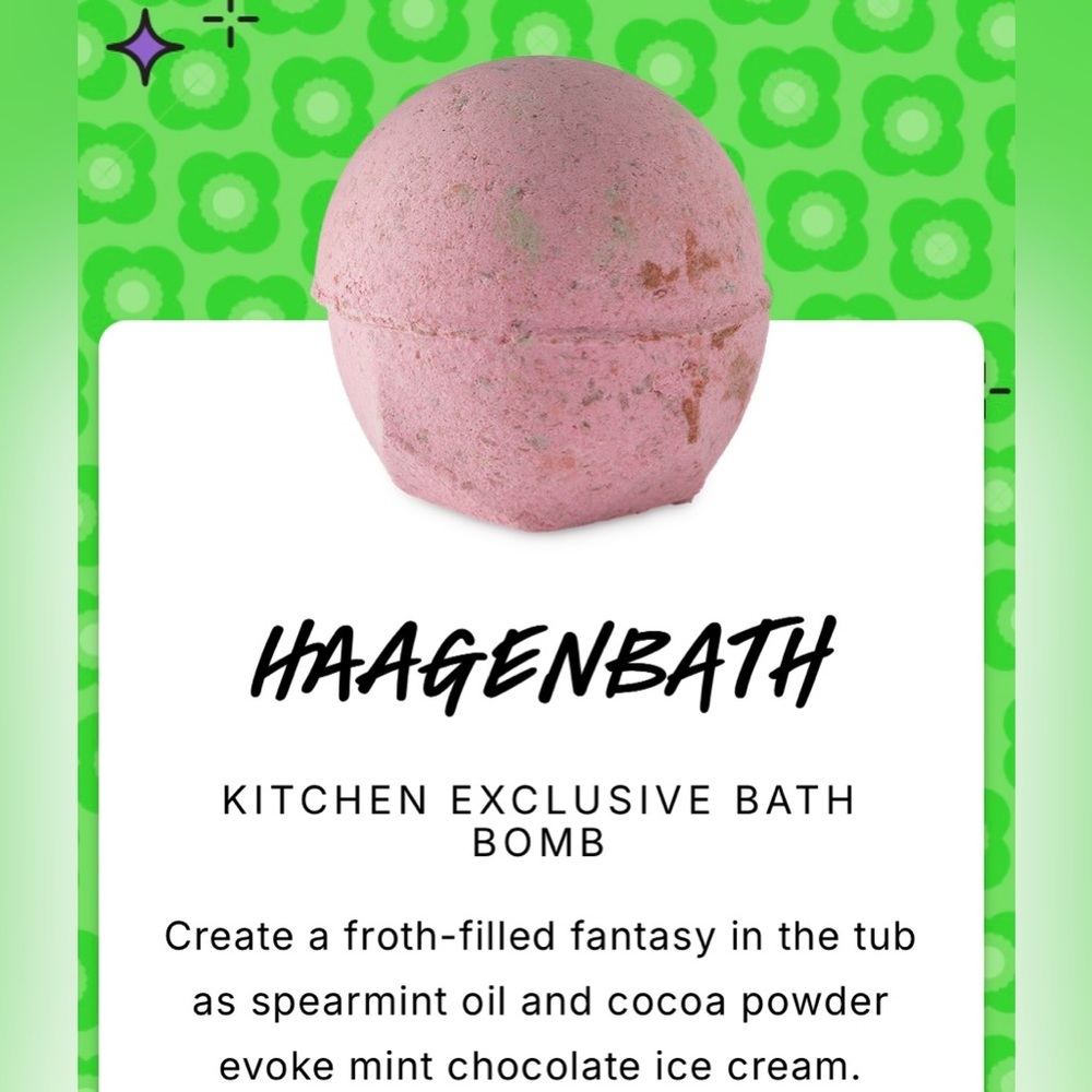 LUSH Haagenbath Bath Bomb